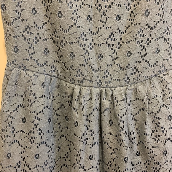 NWT Anthropologie Deletta Blue Midi Dress size Medium - Picture 3 of 9